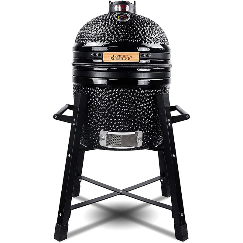 Barbecue et fumoir en céramique au charbon London Kamado de London Sunshine