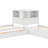 L-Shaped Combination Bed With Trundle And Drawer,3-In-1 Low Corner Platform Bed Linked-1386028078