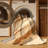 Machine Washable Pascasio Pampas Grass Modern Rustic Abstract Rug in Beige – Beige Binding-1878092686