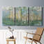 Birch Reflections Revisité - Toile tendue avec châssis de qualité supérieure - prête à être accrochée-21833334