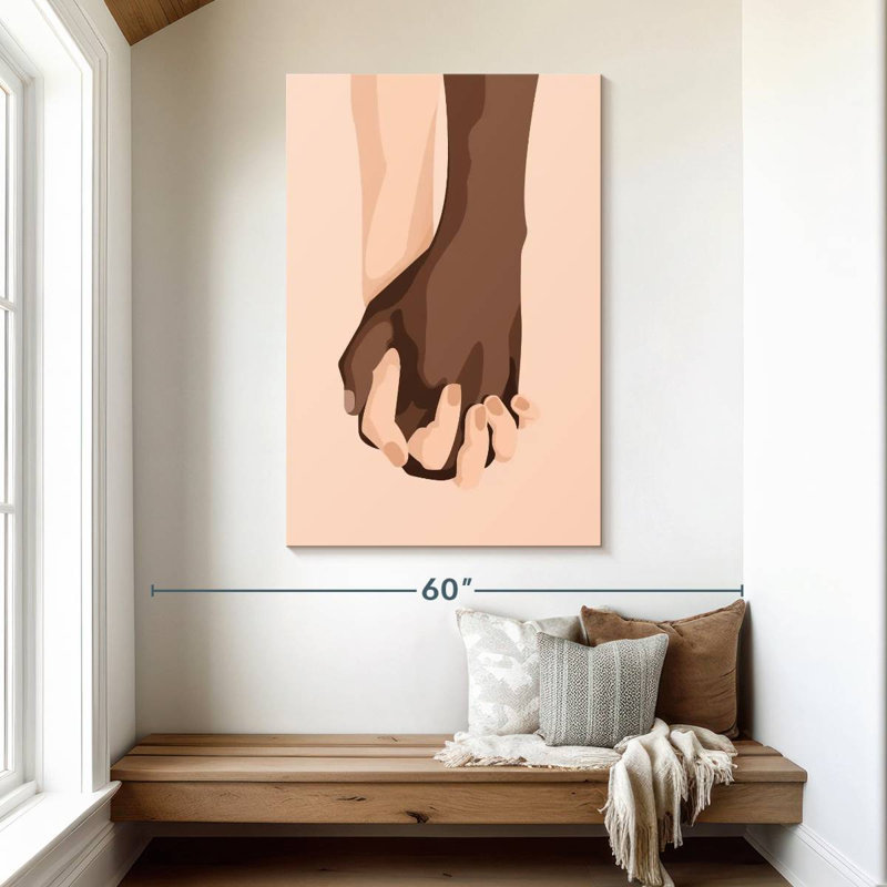Hardie Interracial Couples, 48" H x 32" W