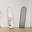 Metal Arch Floor Mirror-924755559