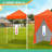 5 Ft. W x 5 Ft. D Outdoor Pop Up Steel Canopy Portable Tent with 4 Sidewalls-110567906