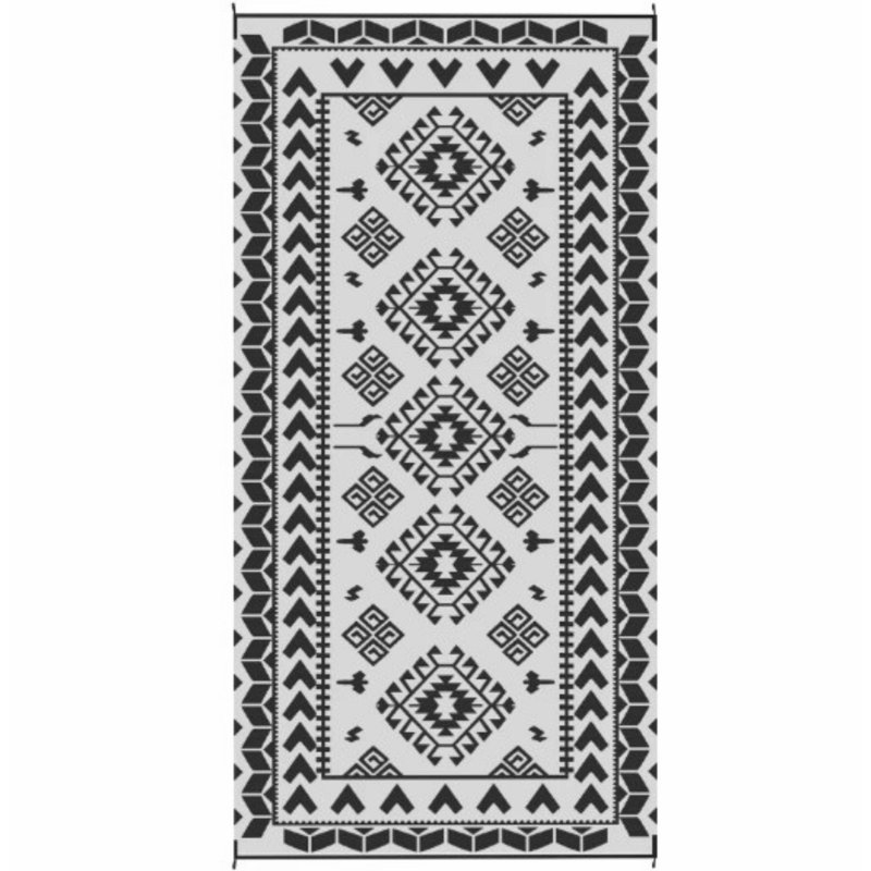 Outdoor Rug For Patio, Portable Outside Camping Area Carpet Mat, Reversible Rug For Backyard Porch, Picnic, Runner 9' x 18'