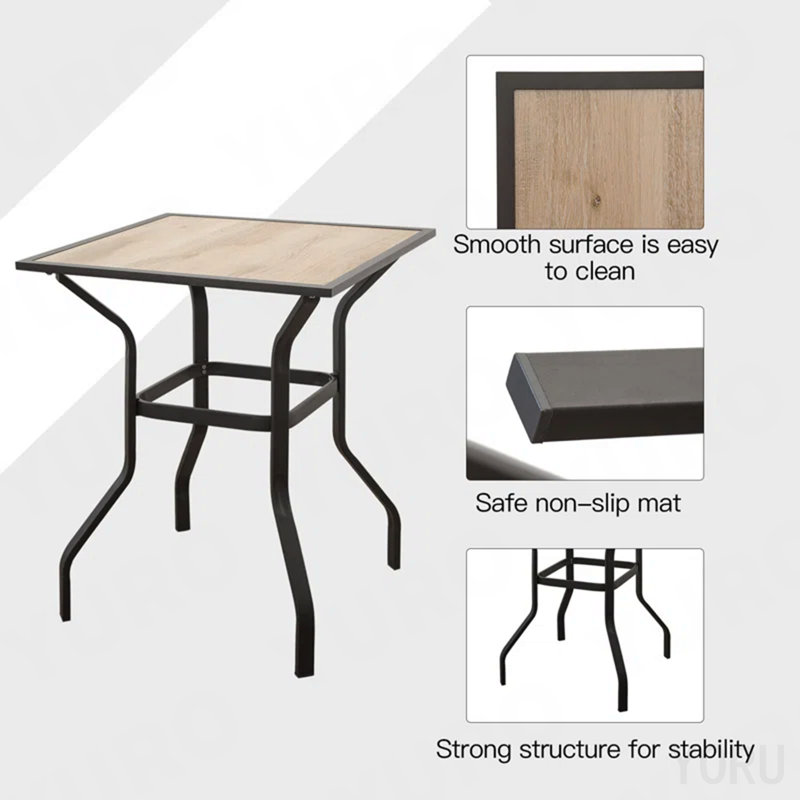 Table de bar d'extérieur pour l'extérieur