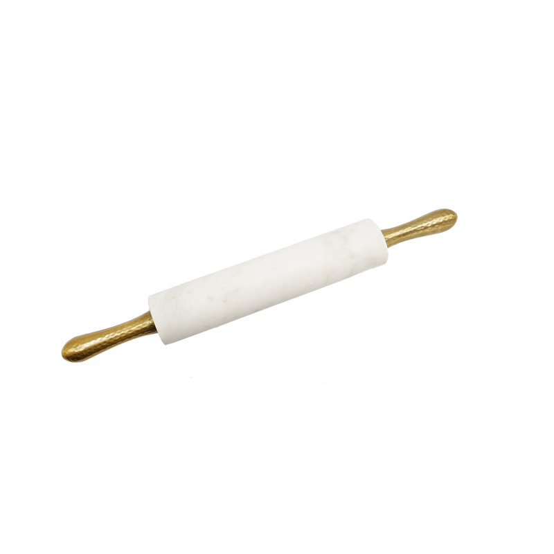 Classic Touch Marble Rolling Pin with Stand