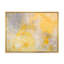 «Yellow and Gray Merging Abstract IV», reproduction d'art sur toile encadrée-1215195317-1215195325