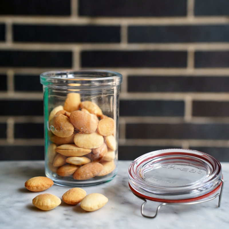 Lock-Eat Food Jar (1 Piece), 6.75" H x 4.75" W x 4.75" D