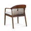 Chaise avec accoudoirs en bois massif Guinevere-109374829-109374874