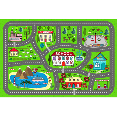 Luxurious Woven Carpet Rug, 2.6 x 4.0 ft | 100% Polyester, 0.4 in Pile Height | Antibacterial & Non-Slip PVC Dot Underside | Machine Washable, 3D Digital Printing | Perfect for Living Room & Bedroom Decor