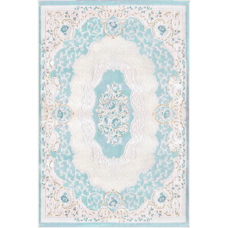 Luxurious Velvet Area Rug, 5.2 x 7.5 ft | 100% Velvet Fabric, 100% Cotton Sole, 0.4 in Pile Height | Antibacterial, Non-Slip, Machine Washable | Elegant 3D Digital Print, Perfect for Living Room & Bedroom Décor