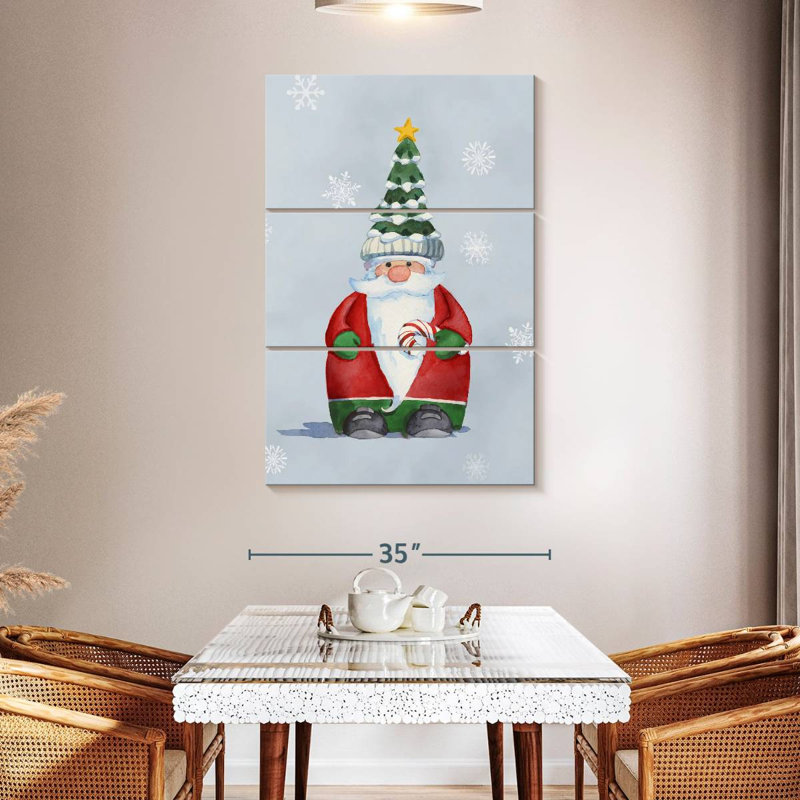 Gnome de Noël Lelend I, H 50 po x l 32 po