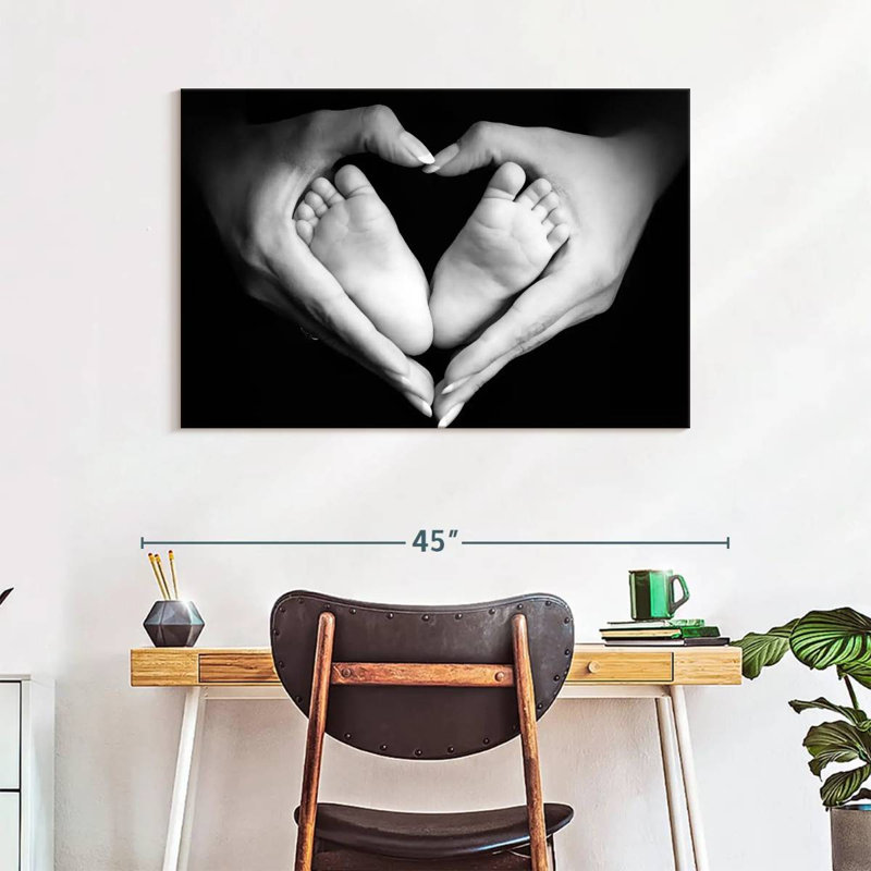 Maman et bébé aiment, H 26 po x l 39 po