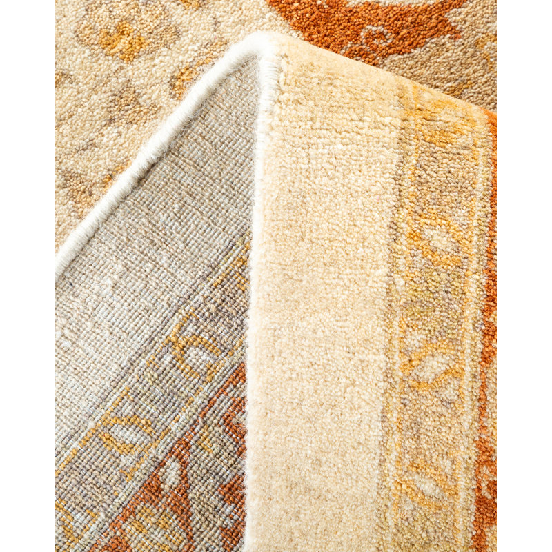 Veerle One-of-a-Kind 9' 2" X 12' 1" 2000s Wool Area Rug in Ivory
