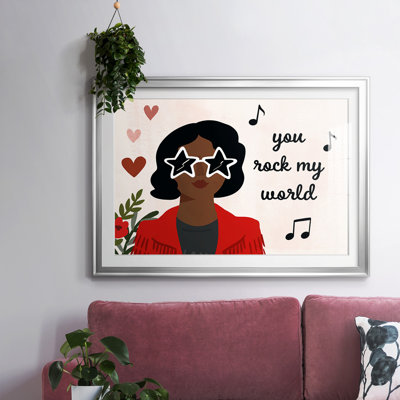 Darling Valentine Collection A, reproduction encadrée sur papier