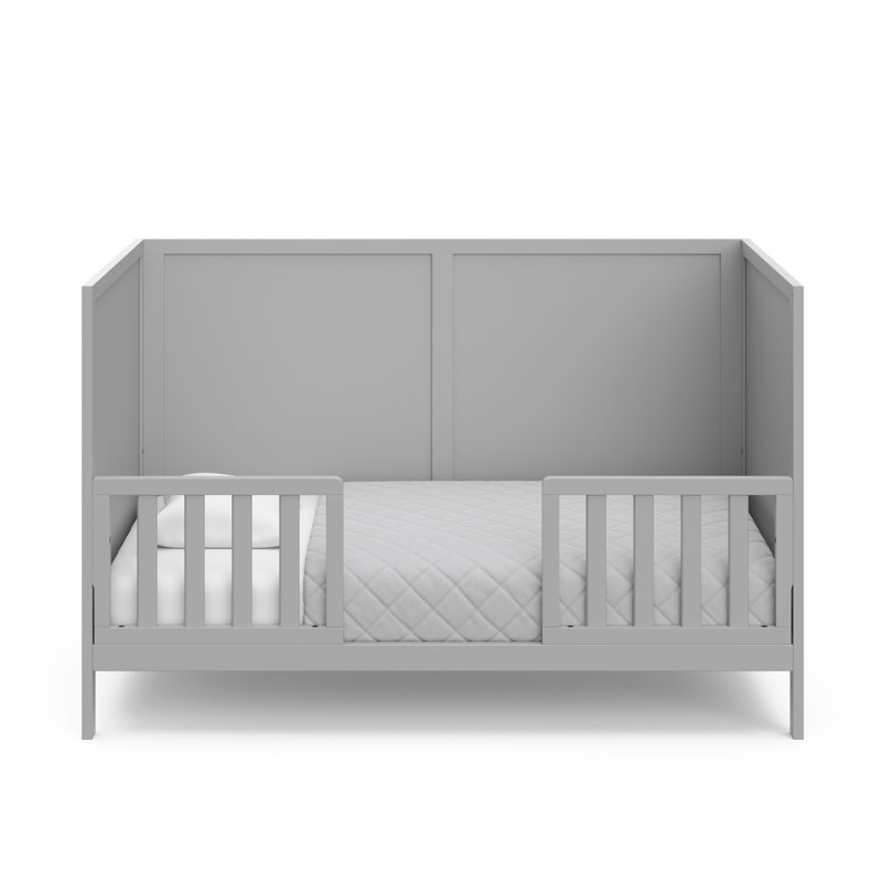 Graco Theo 3-in-1 Convertible Crib, Pebble Grey