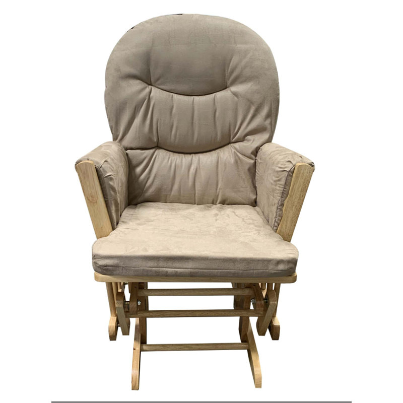 Fauteuil coulissant et repose-pieds en microfibre Rehan