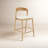 Celestia Upholstered Solid Wood Counter Stool-523812702