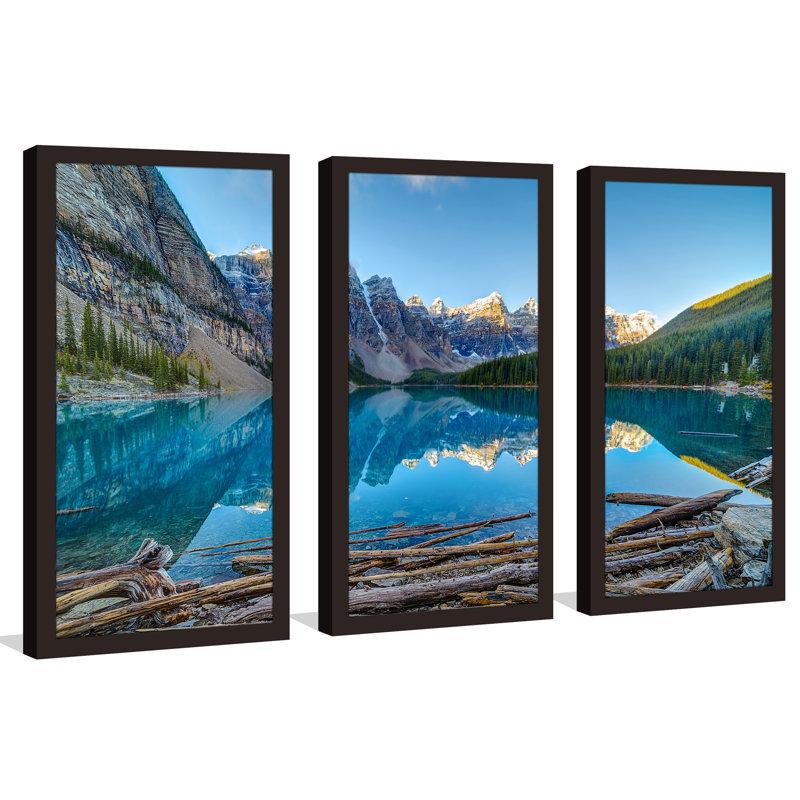 Moraine Lake in Banff National Park - Cadre photo, ensemble de reproductions de photos sur acrylique