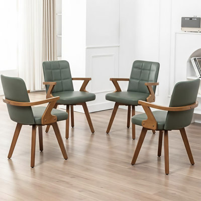 Ensemble de chaises de salle à manger pivotantes à 360 ° Koester