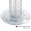 36" H x 4" W Plastic Pegboard
