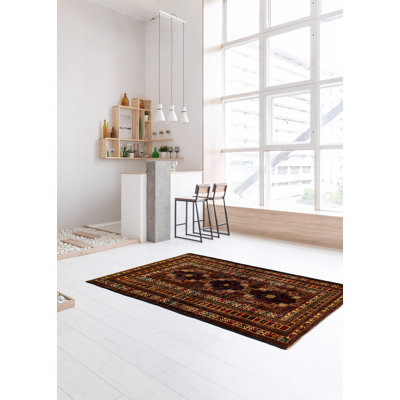 Teimani Brown Rug 4'0" x 6'7"