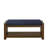 40" Accent Bench With Lower Shelf Shoe Rack, Padded Seating Bench For Living Room, Modern Compact Bed End Bench With Storage For Bedroom Seating, Removable Cushion-1612248736-1612248923