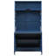 Garde-manger compact, buffet de 69 po de hauteur avec huche et poste de travail pliable, armoire de rangement multifonctionnelle avec tablette réglable et prise de courant pour la salle à manger et le salon-8277801