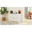 Buffet 54 po, armoire de cuisine, blanc