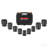 Axle Nut Impact Socket Set 1" Drive 6-Point 9PCS SAE Spindle Nut Socket