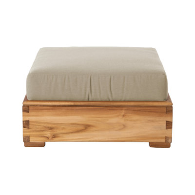 Arrihanna Outdoor Teak Ottoman