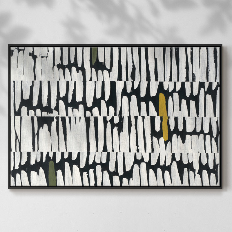 Nuit et jour V1, Noir, H 17 po x l 25 po x P 2 po