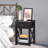 Side Table End Table With X Shape
