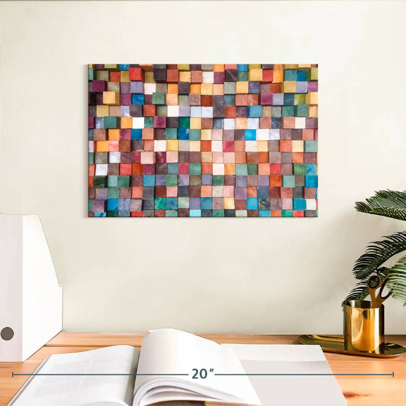 Blocs de bois empilés Avery, H 8 po x l 12 po