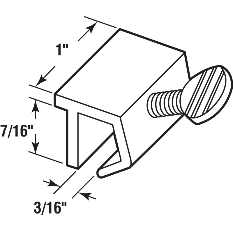 Aluminum, Sliding Window Security Lock