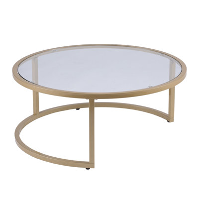 Heavenli Glass Top Coffee Table