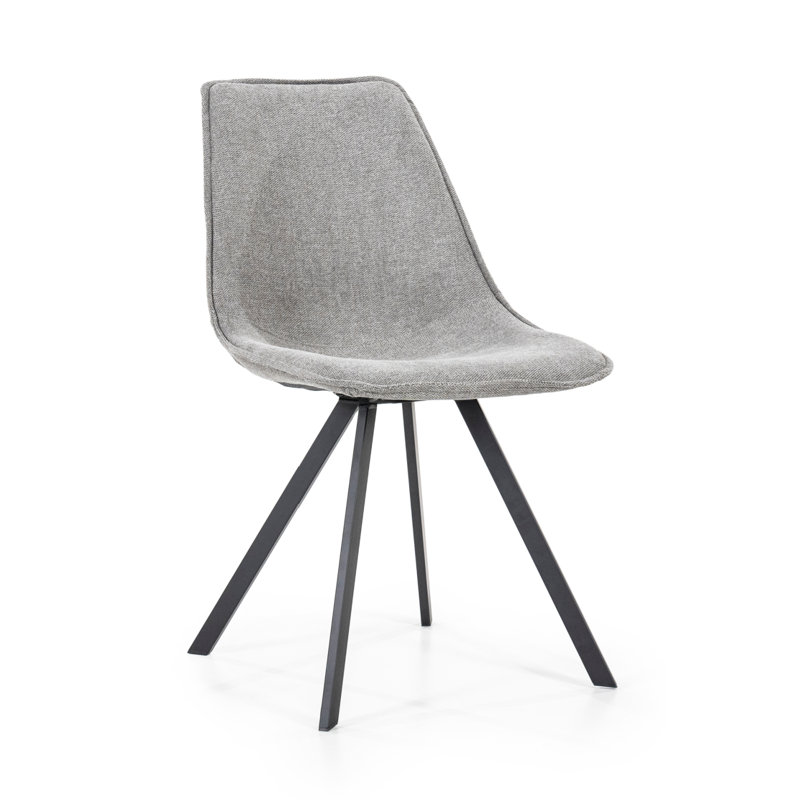 Upholstered Dining Chair, Gray