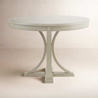 Helena Round Wood Pedestal Dining Table