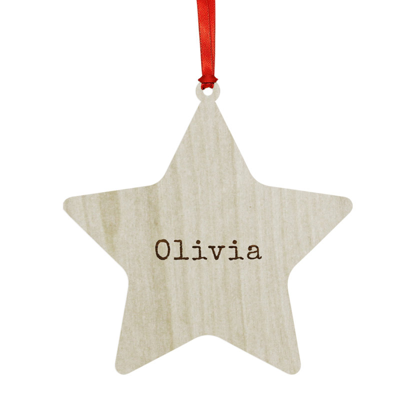 Figurine de Noël suspendue personnalisée