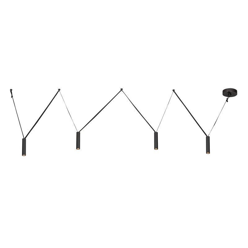 Mason 4 - Light LED Pendant, Urban Bronze