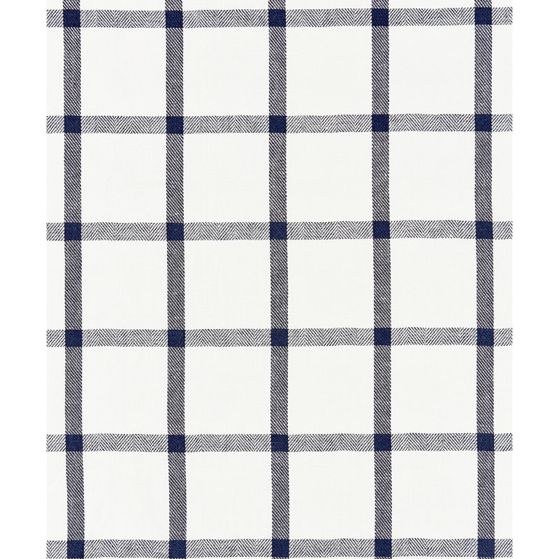 Chatham Wilton Check Fabric, Navy