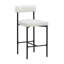 Tabouret de bar rembourré avec pieds en métal Boucle-1082854849-1085501948-1122663135