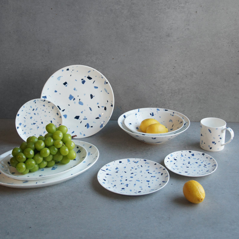 Bone China Dinnerware Set - Service for 2