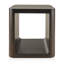 Table de bout Jahmia, noyer foncé