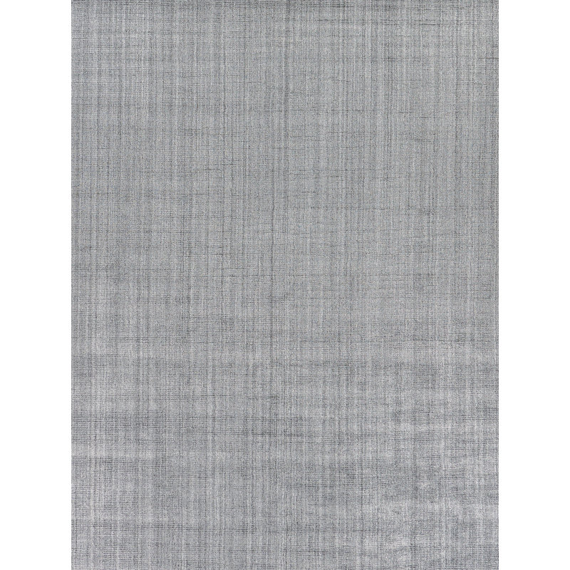 Robin Hand-Loomed Cotton Charcoal Area Rug, Rectangle 2' x 3', Charcoal