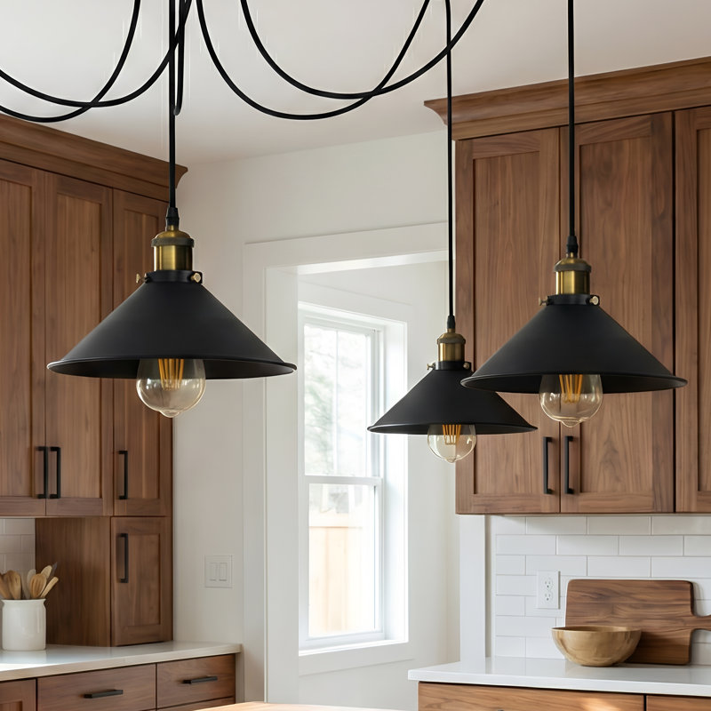 5 - Light Cone Pendant, No, Black