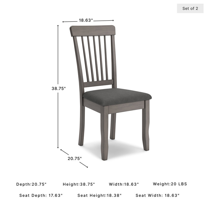 Thali 18.38'' H Upholstered Side Chair