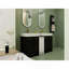 Meuble-lavabo autoportant de 60 pouces avec lavabo en résine et armoires de rangement, avec porte à fermeture douce, armoire combinée 09224 * 2 + 0312