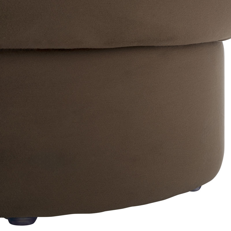 Rohan Layered Ottoman, Chocolate