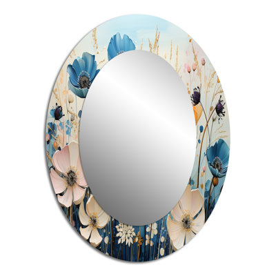 Miroir mural ovale Meadowscape Meadowscape Meadow